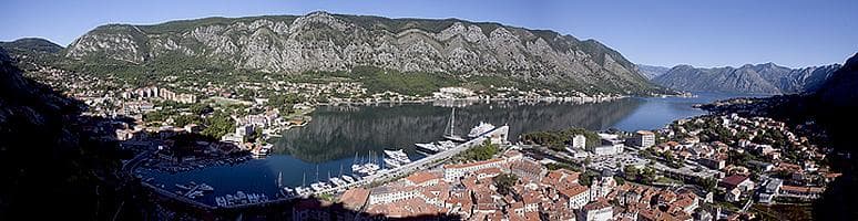 Baia di Kotor dalla fortezza